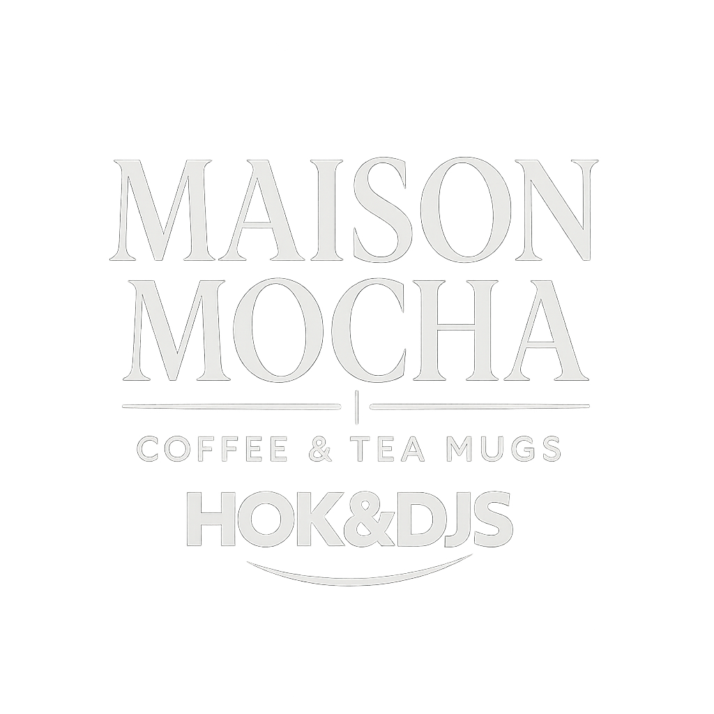 MAISON MOCHA COFFEE & TEA MUGS BY HOK & DJS