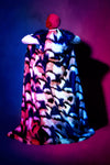 LAVA MARACA JACQUARD FAUX FOX FUR COAT VEST